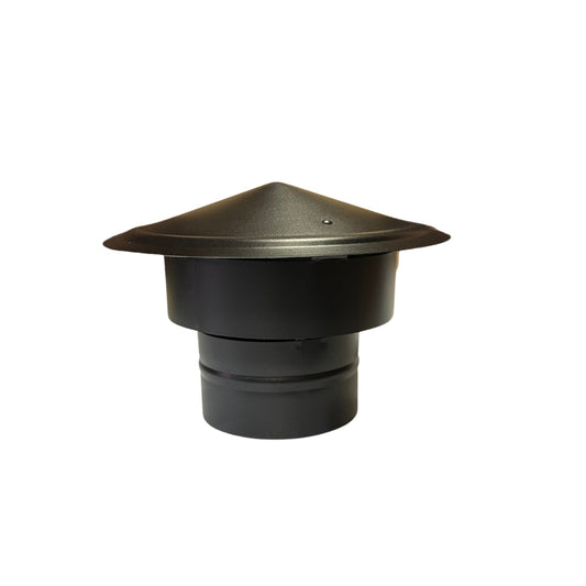 200mm 304 Stainless steel rain cowl chimney extension - The Woodfired Co
